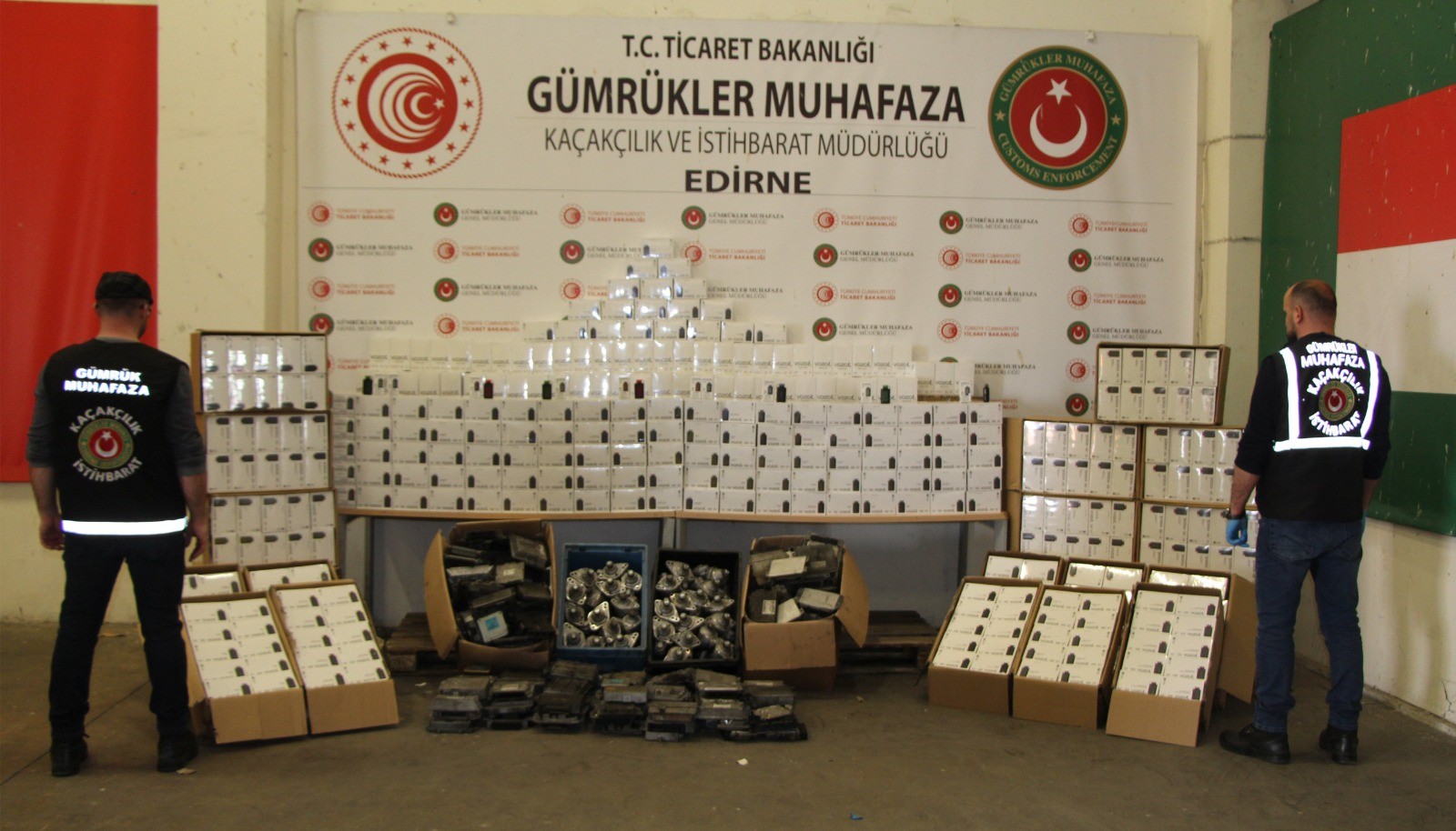 Gümrük Muhafaza Ekiplerince Kapıkule’de 7 milyonluk kaçakçılık operasyonu!