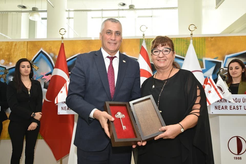 Gümüş anahtar onur ödülüne layık görüldü 