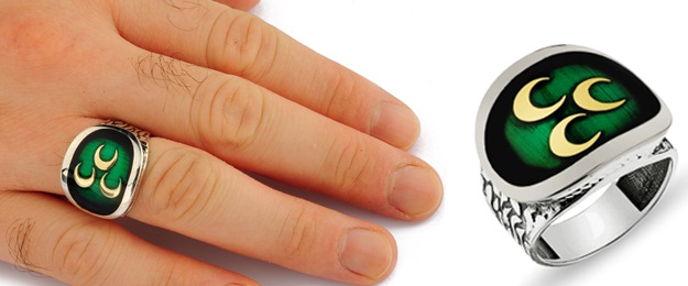 Gümüş erkek yüzük