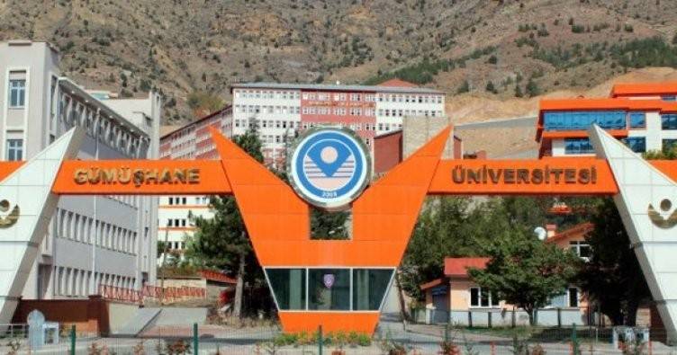 Gümüşhane Üniversitesi Öğretim Üyesi alıyor