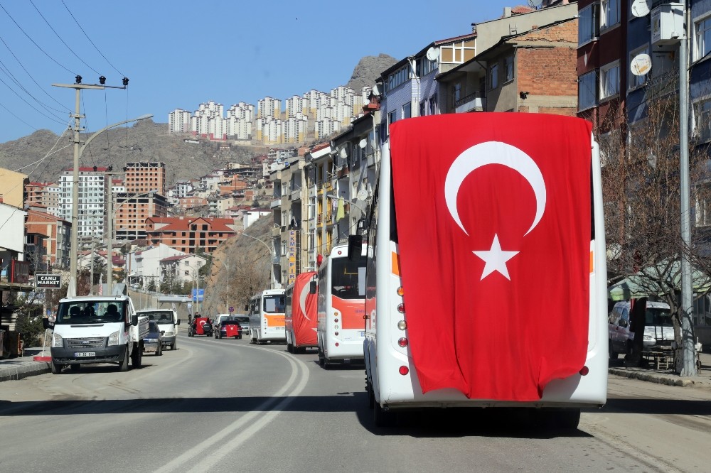 Gümüşhane’de dolmuşçular ‘Bahar Kalkanı’ operasyonuna destek çıktı 