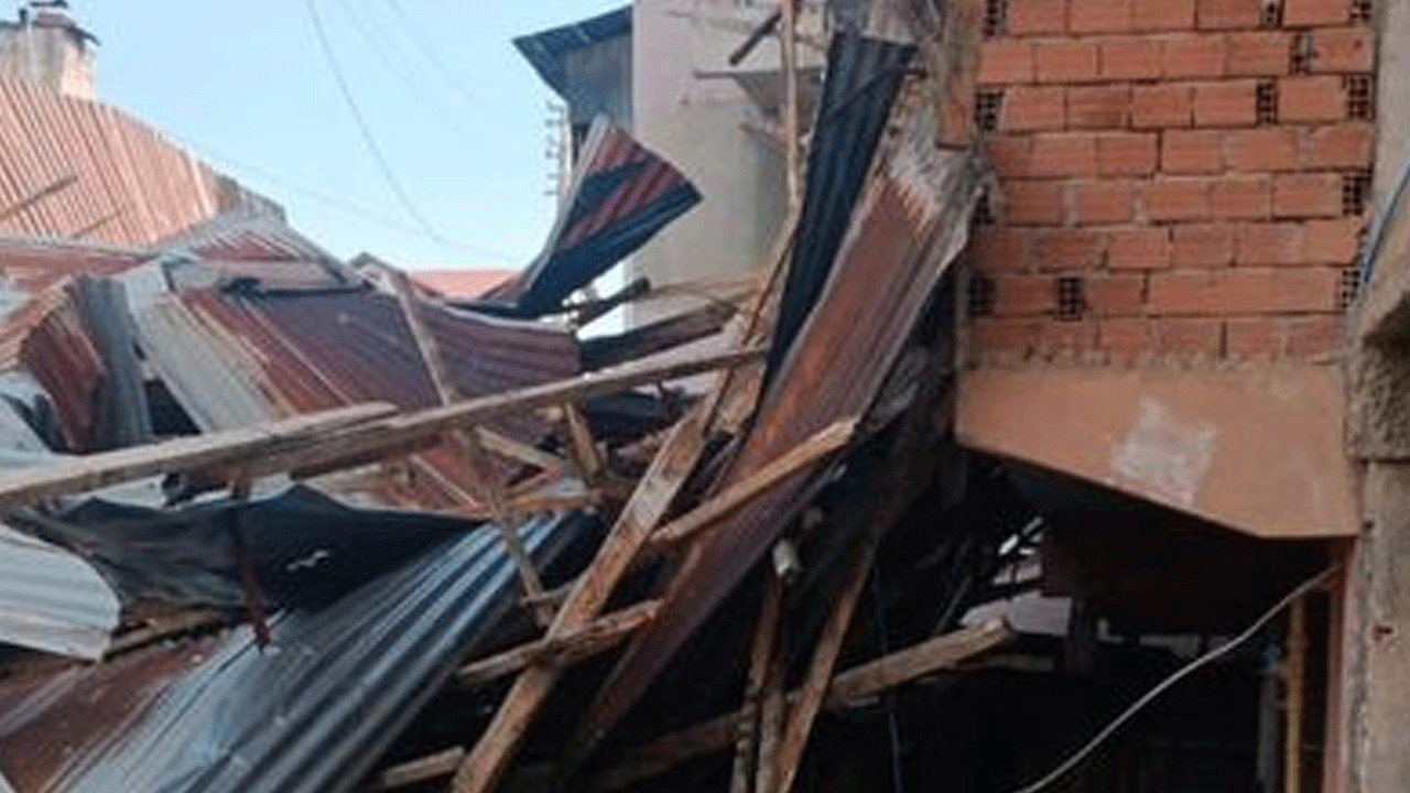 Gümüşhane'de fırtına sonrası büyük hasar!