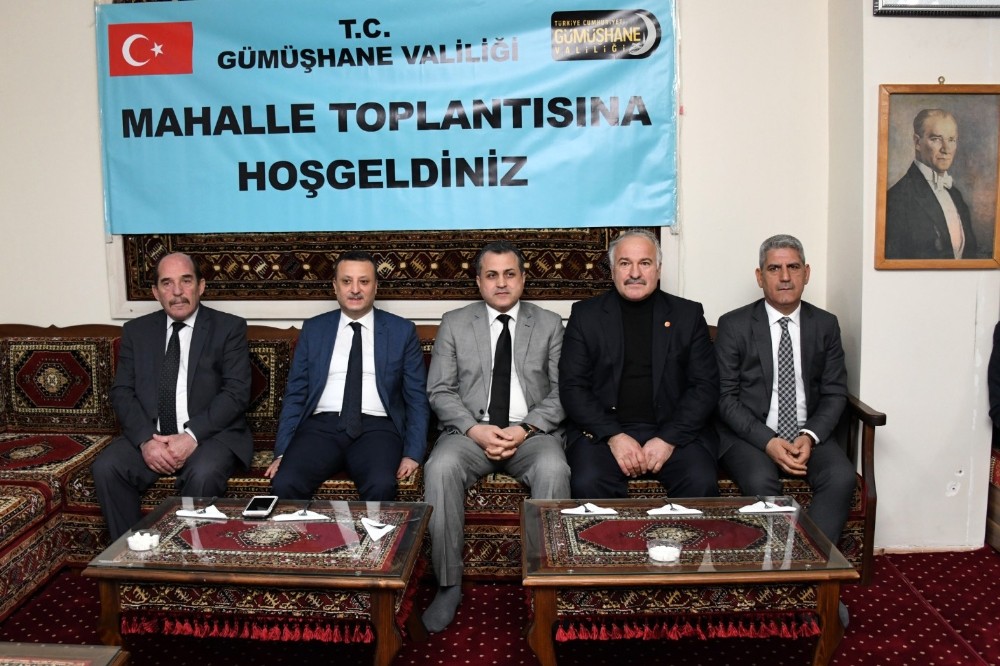 Gümüşhane’de mahalle buluşmaları devam ediyor 