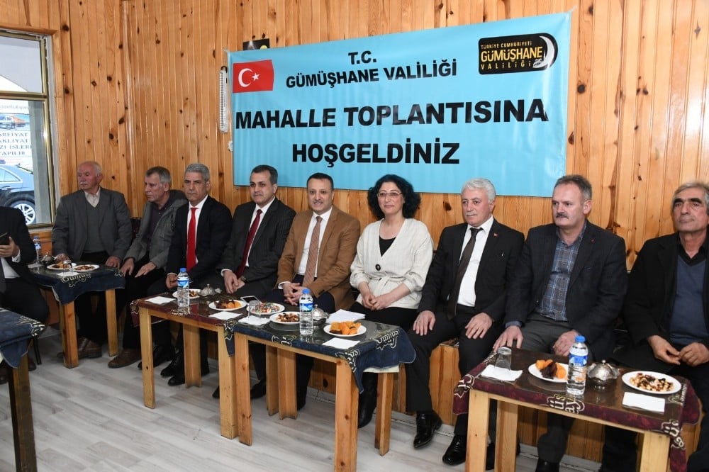 Gümüşhane’de mahalle buluşmaları devam ediyor 