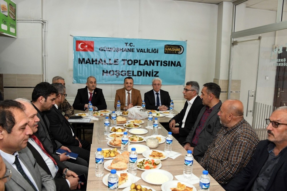 Gümüşhane’de mahalle toplantıları devam ediyor 