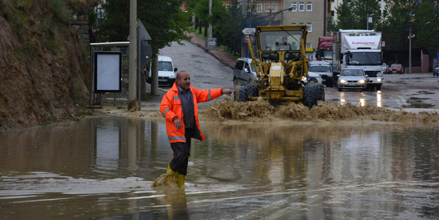 Gümüşhane'de şiddetli yağış