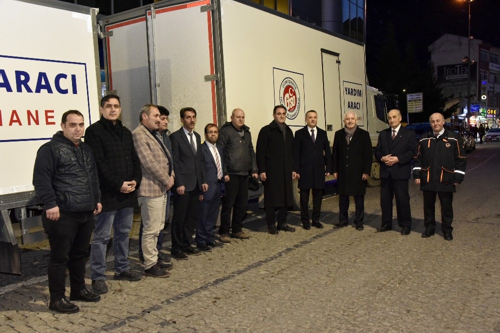 Gümüşhane’den Elazığ ve Malatya’ya yardım eli 