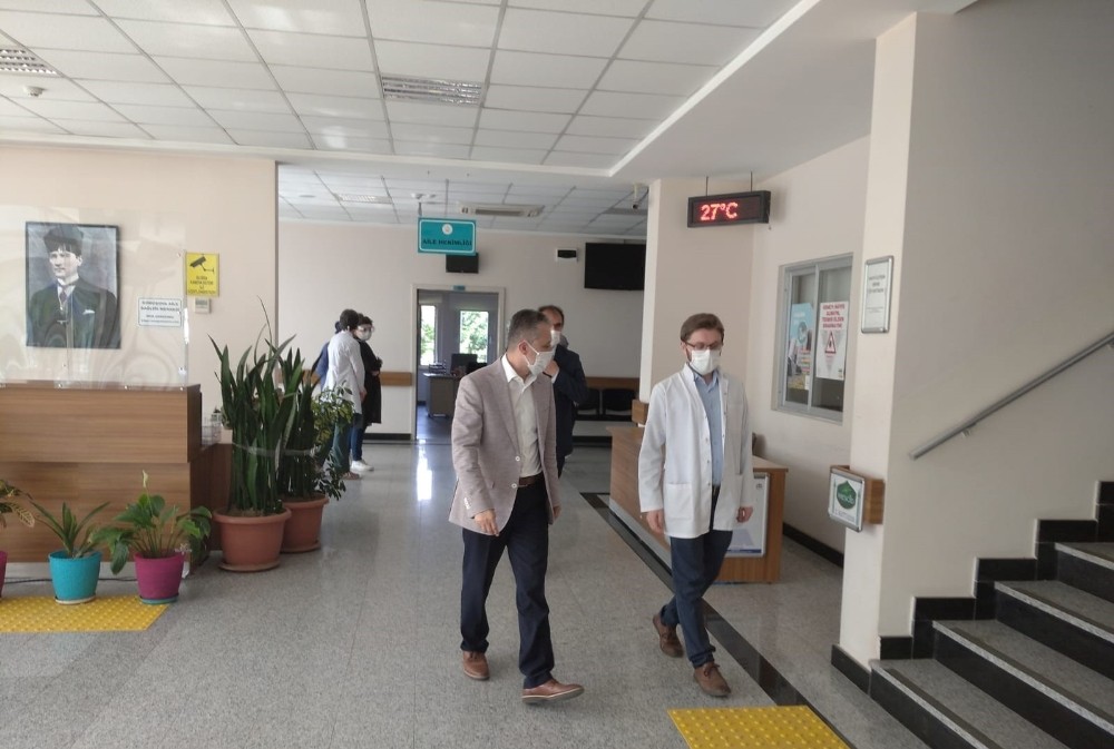 Gümüşova entegre hastanesinde inceleme 