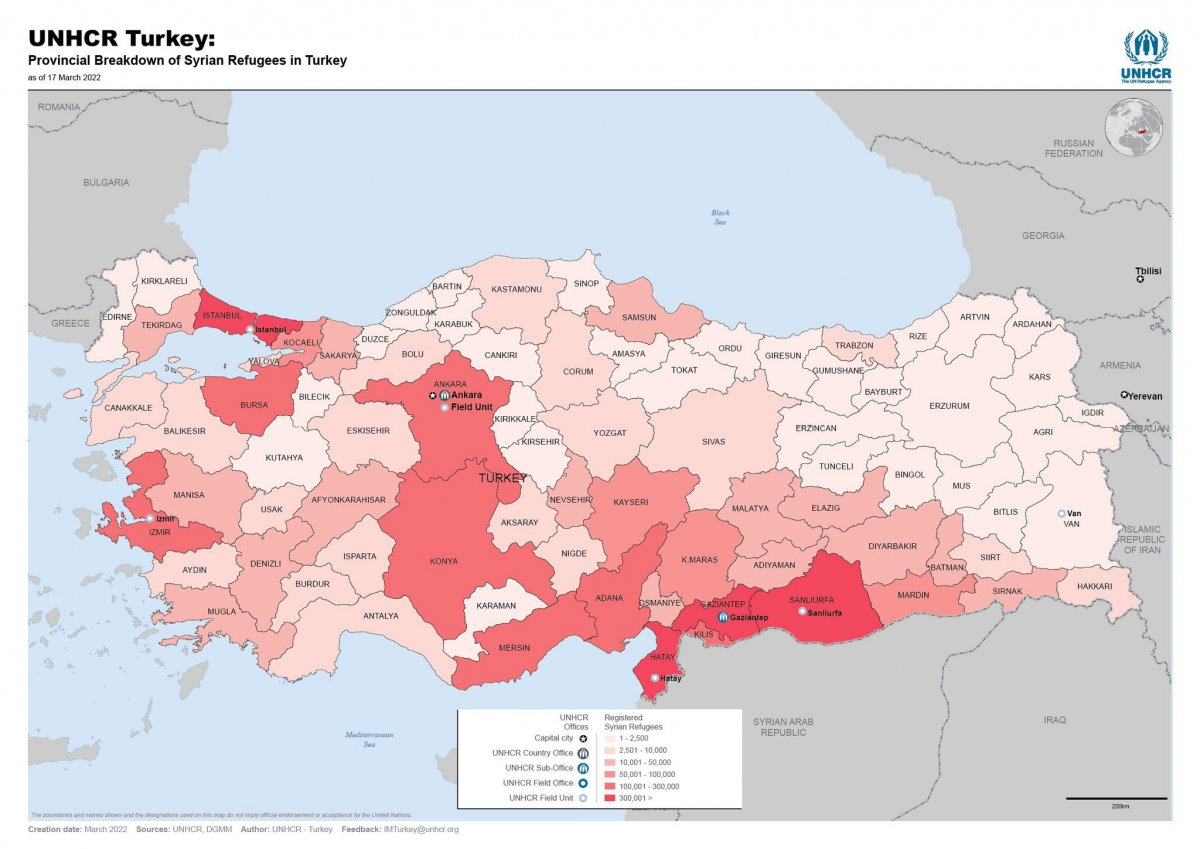Güncel harita yayınlandı! Bakın hangi ilde kaç Suriyeli var