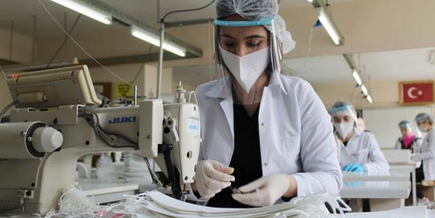 Günde 10 bin maske üretiyorlar