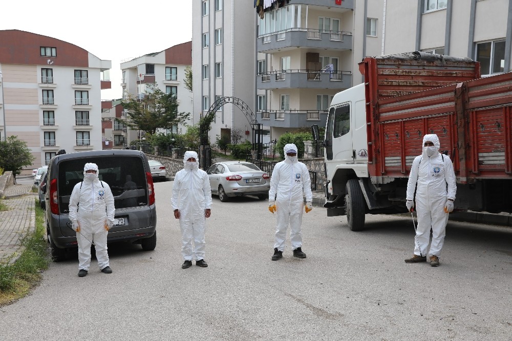 Günde 5 bin binayı dezenfekte ediyorlar 