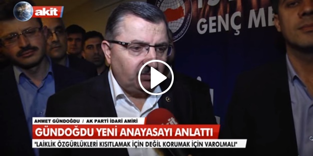 Gündoğdu 'yeni anayasa'yı anlattı