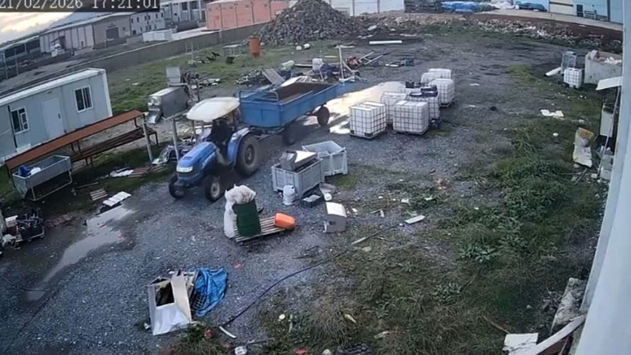 Gündüz vakti römork hırsızlığı