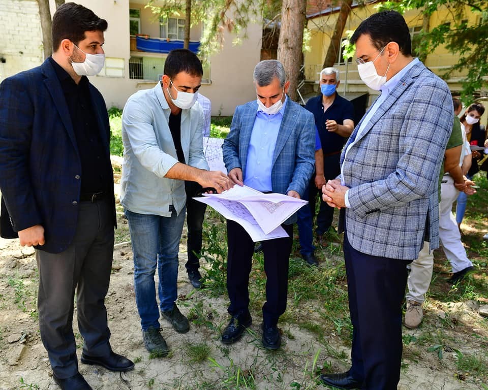Gündüzbey sosyal tesis projesinin yapımı başladı 