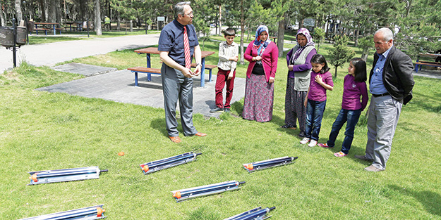 Güneş enerjisiyle mangal keyfi