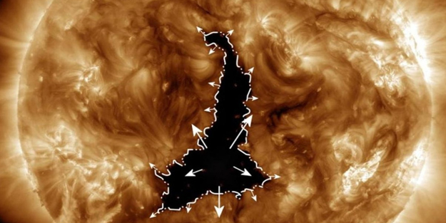 Güneş'te 60 Dünya büyüklüğünde: Büyük delik açıldı!