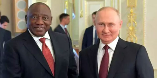 Güney Afrika Cumhurbaşkanı: Putin'i tutuklamak Rusya'ya savaş ilanı olur