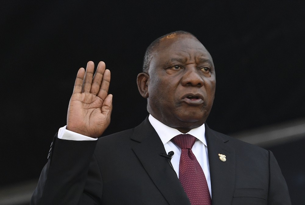 Güney Afrika’da yeniden seçilen Ramaphosa görevine başladı 