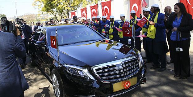 Güney Afrika'da Erdoğan'a sevgi seli
