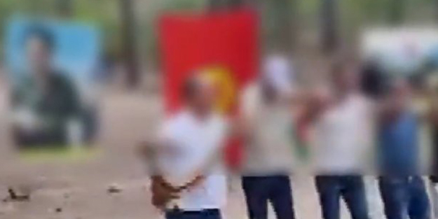 Güney Kıbrıs Rum kesiminde skandal görüntüler! Öcalan fotoğrafı açıp Türkiye'yi karaladılar