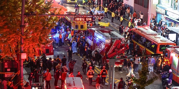 Güney Kore'de 'Cadılar Bayramı' izdihamı: Çok sayıda ölü ve yaralı var