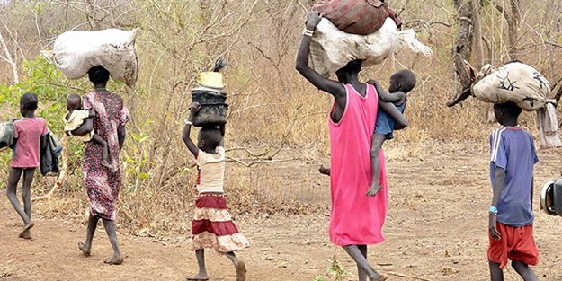 Güney Sudan'da 2 milyon kişi yerinden edildi