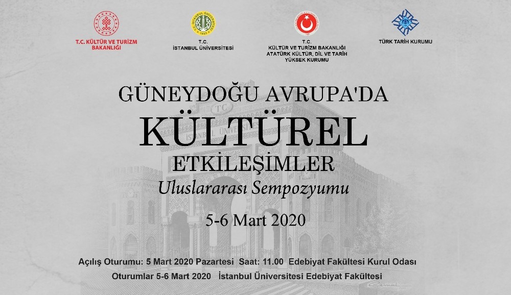 Güneydoğu Avrupa’da Kültürel Etkileşimler Sempozyumu düzenlenecek 