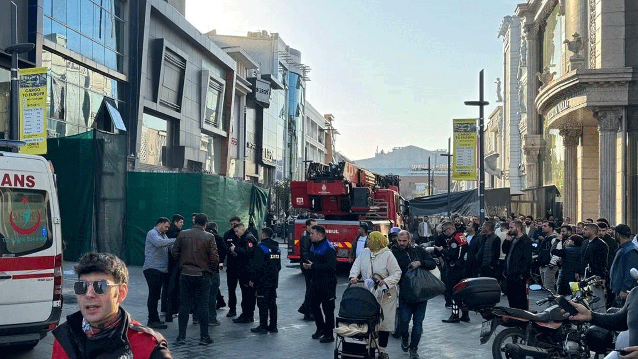 Güngören'de 4 katlı bina çöktü