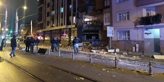 Güngören’de korkutan patlama! Ortalık savaş alanına döndü