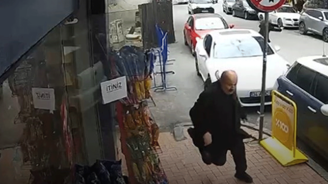 Güngören'deki binanın çökme anı böyle görüntülendi! Panik halinde kaçtılar!