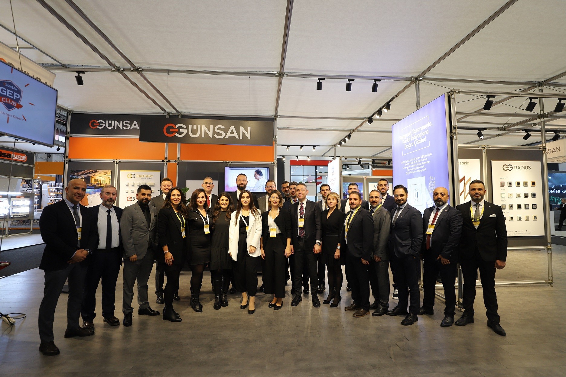 Günsan Elektrik A-Tech Fuarı’na katıldı
