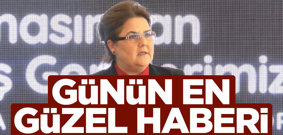Günün en güzel haberi