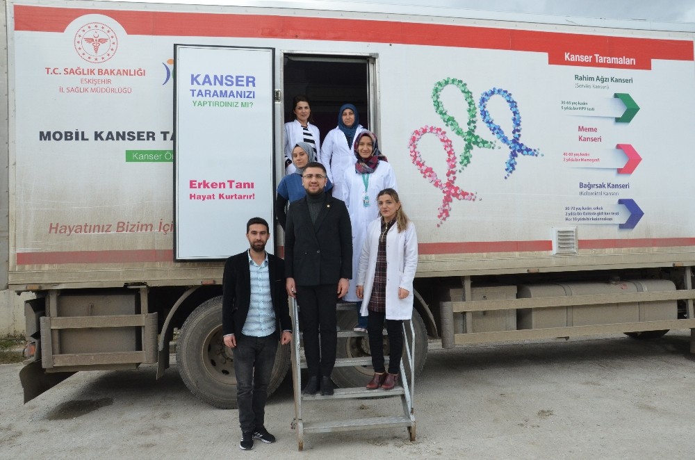 Günyüzü’nde KETEM tarafından meme kanseri taraması yapıldı 