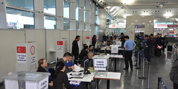 24 Haziran seçimleri için oy verme işlemleri orada başladı!