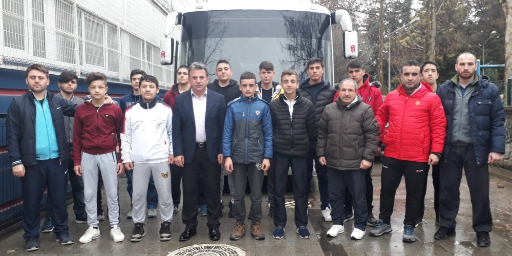 Güreşçiler mudanya yolunda 