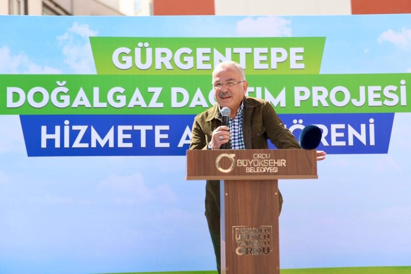 Gürgentepe’de doğalgaz ateşi yandı