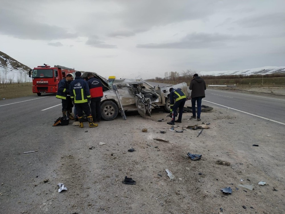 Gürpınar’da trafik kazası; 1 yaralı 