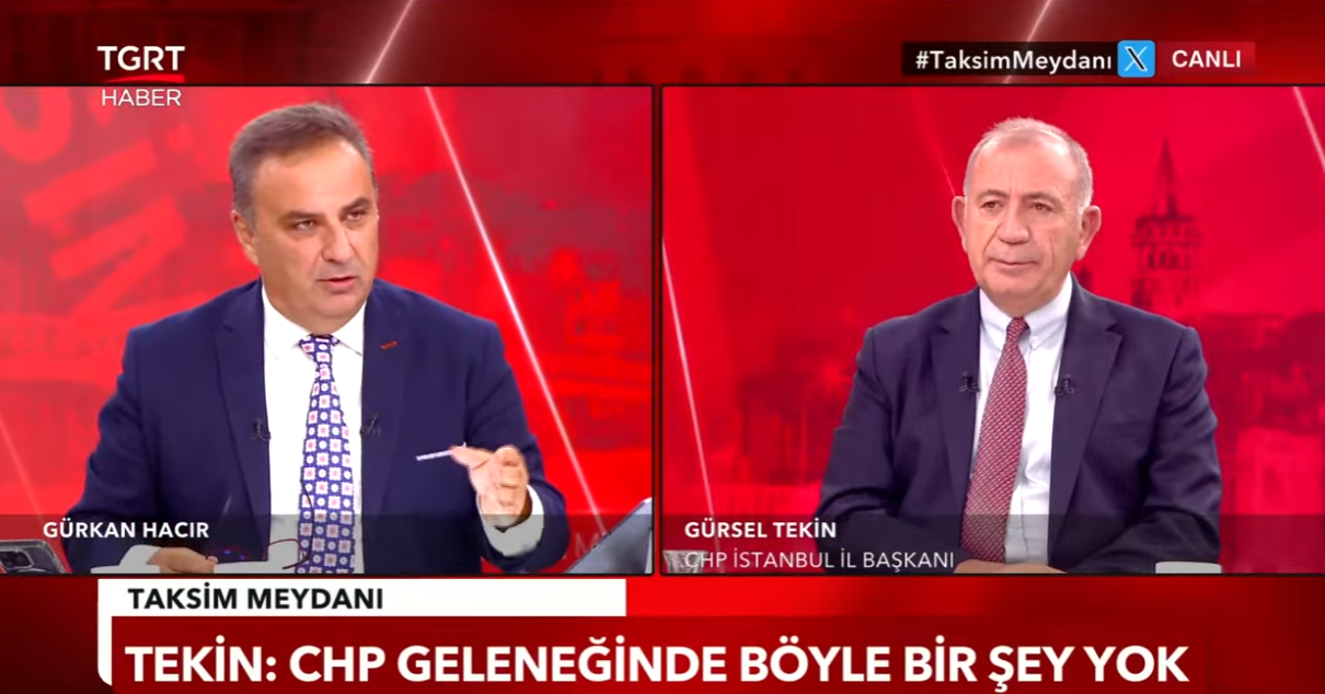 Gürsel Tekin’den canlı yayında önemli açıklamalar! Kim size bu yalan haberleri yaptırıyor? CHP beni değil itirafçıları atsın