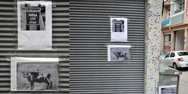 'Gururun varsa çöp atma'