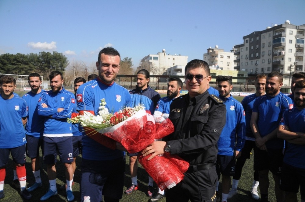 Güvenlik güçlerinden Cizrespor’a teşekkür ve destek ziyareti 