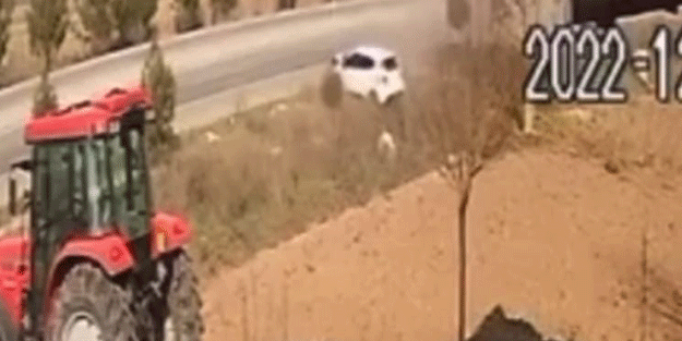 Dehşet anları güvenlik kamerasında