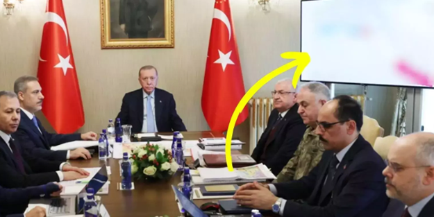 Güvenlik toplantısında çok konuşulacak harita detayı! Basına servis edildi