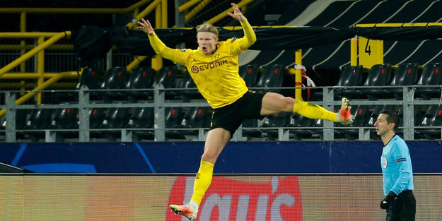 Haaland Dortmund'ı kurtardı