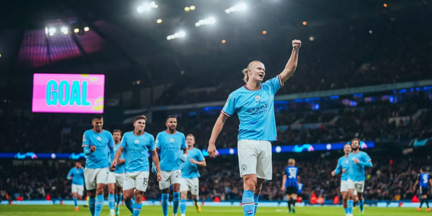 Haaland'dan gol şov