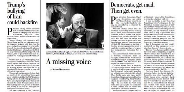 Haber alınamayan gazetecinin köşesi boş kaldı