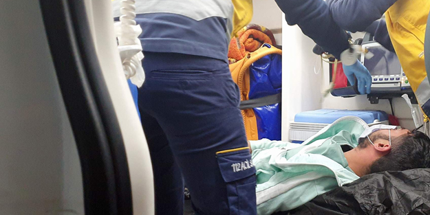 Habere giden muhabir intiharı engelledi!