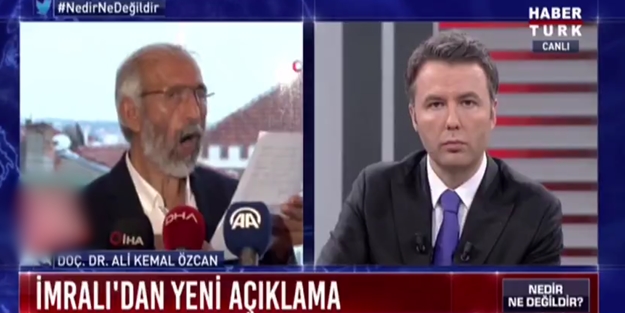 Habertürk'te skandal sözler! Teröristbaşı Öcalan'a övgüler dizdi