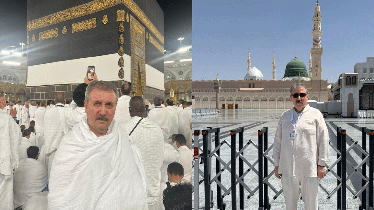 Hacca giden Destici'den bayram mesajı