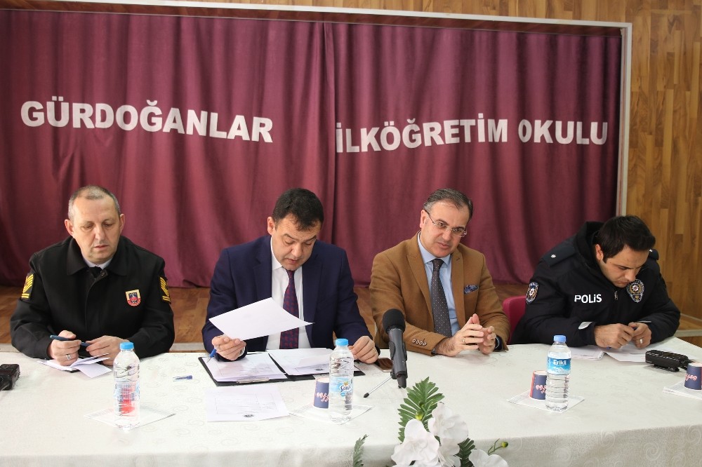 Hacılar’da güvenlik ve muhtarlar toplantısı yapıldı 