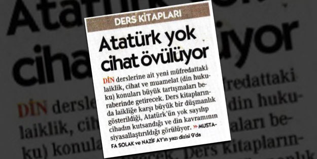 Kokuş zihniyet yine İslam'ı hedef aldı!